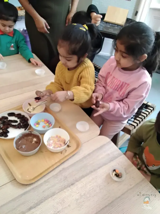 A freshly prepared nursery meal